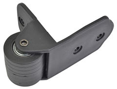 40mm Wheel For Cabinets Impact Plastic, With Rubber Wheel Load 25kg